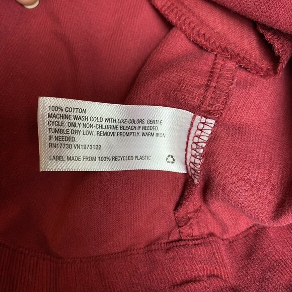 Universal Thread Womens Dress Cotton Corduroy Cranberry Red Inseam Pockets Sz XL - Picture 4 of 10